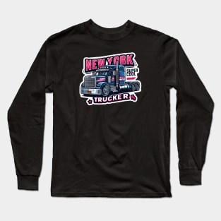 New York Trucker Long Sleeve T-Shirt